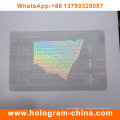Hologramme de superposition de carte d&#39;identité olographe de client